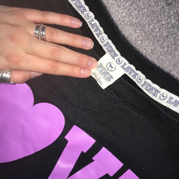 PINK crew neck sweatshirt - Picture 2 of 2